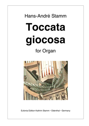Book cover for Toccata giocosa for organ