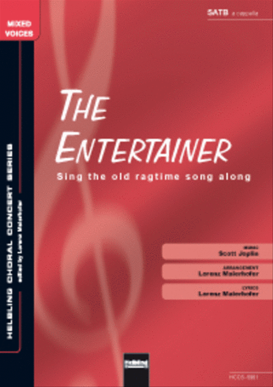 The entertainer(Sing the old ragtime song along) 4-Part scores gallery preview page 1