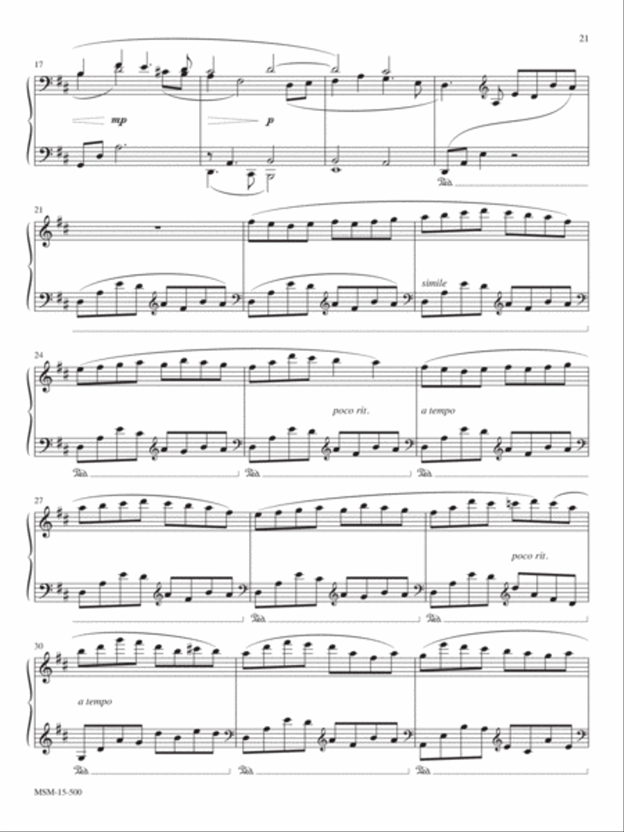 Savior, Like a Shepherd Lead Us Piano Solo scores gallery preview page 2
