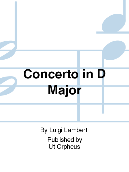 Concerto in D maj