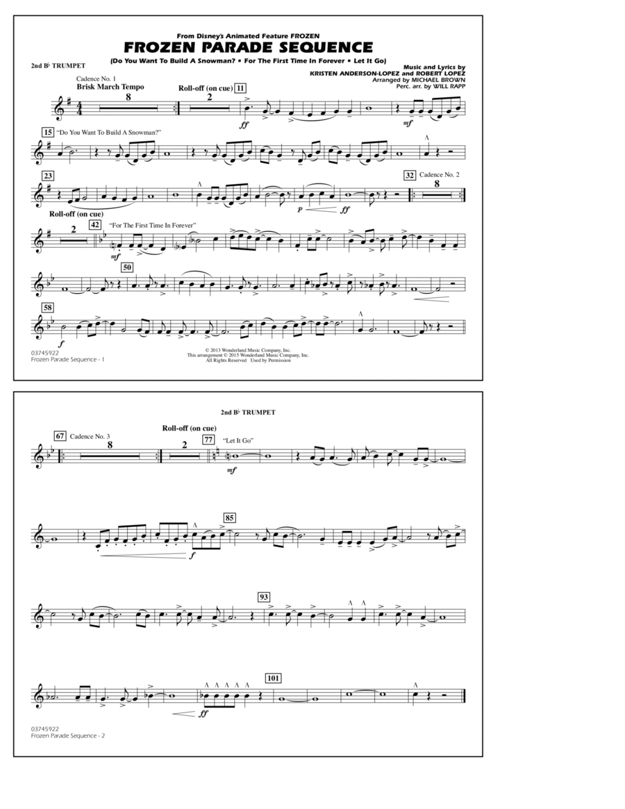 Frozen trumpet shop