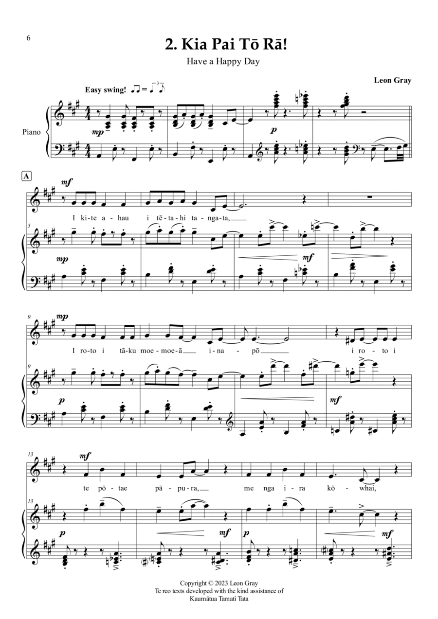 Kia Pai Tō Rā (No 2. from 
