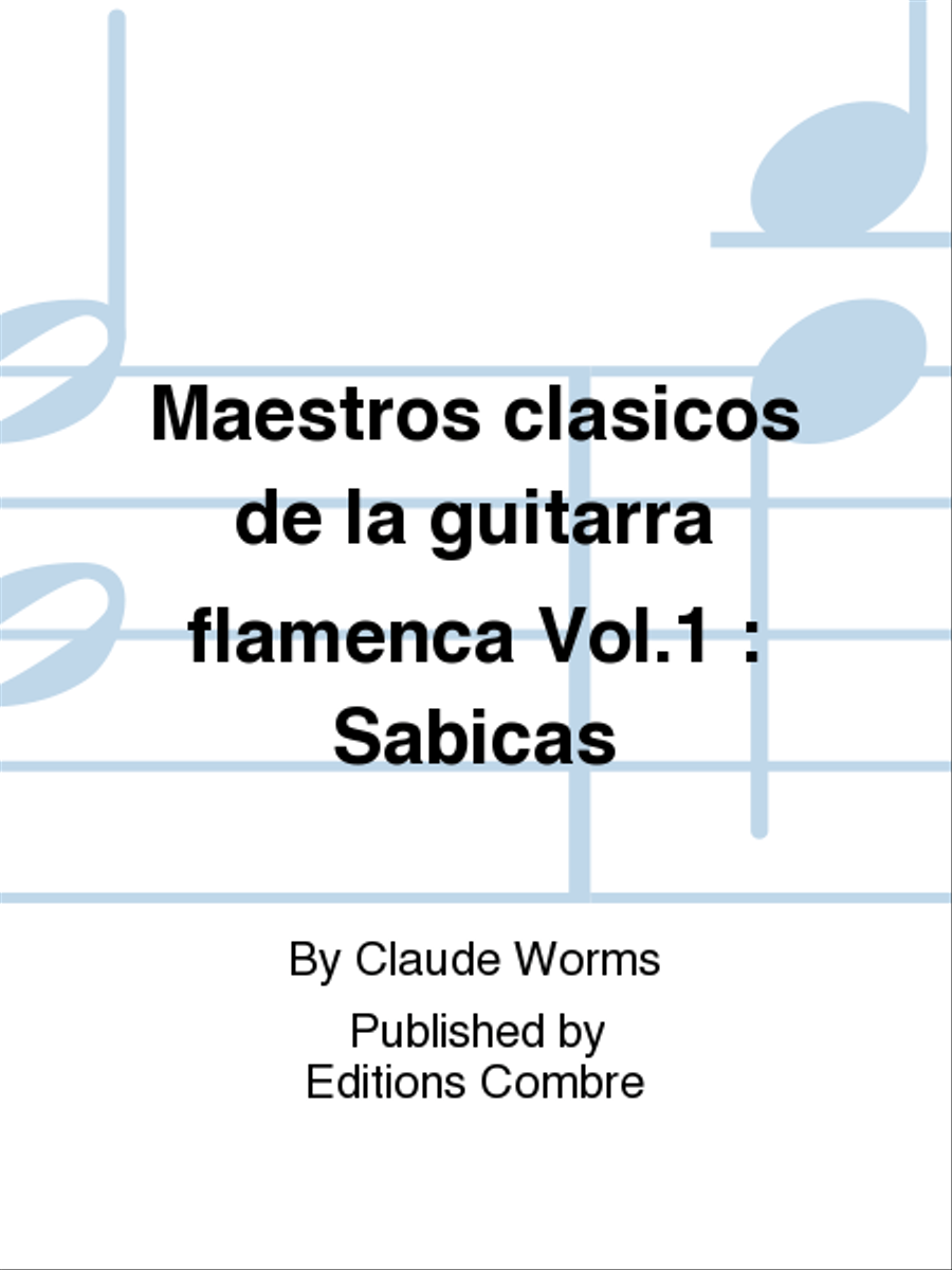 Maestros clasicos de la guitarra flamenca - Volume 1: Sabicas CD scores gallery preview page 1