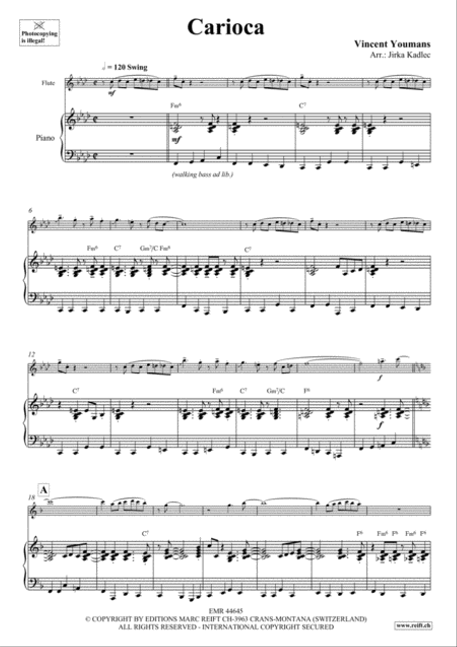 Carioca Flute Solo scores gallery preview page 4