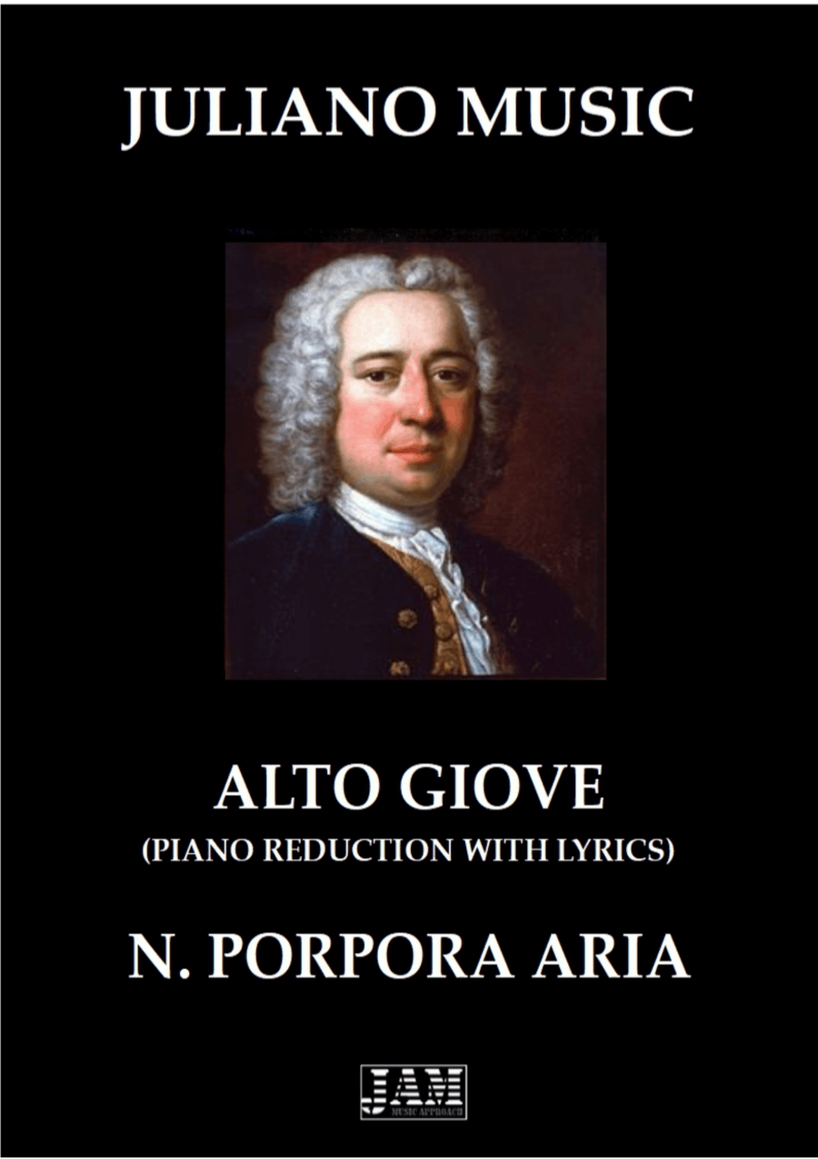 ALTO GIOVE (PIANO REDUCTION WITH LYRICS) - N. PORPORA Piano, Vocal scores gallery preview page 1