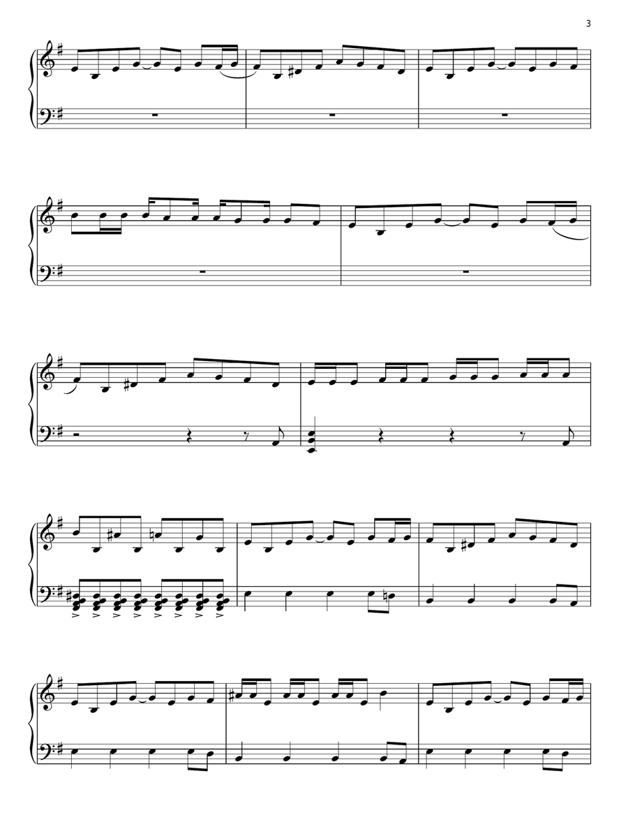 Hanuman Piano Solo scores gallery preview page 3