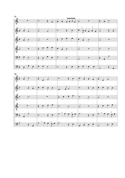 Petite camusette (arrangement for 6 recorders)