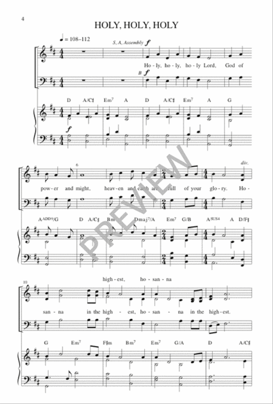 Joy and Peace - Choral / Accompaniment edition 3-Part scores gallery preview page 5