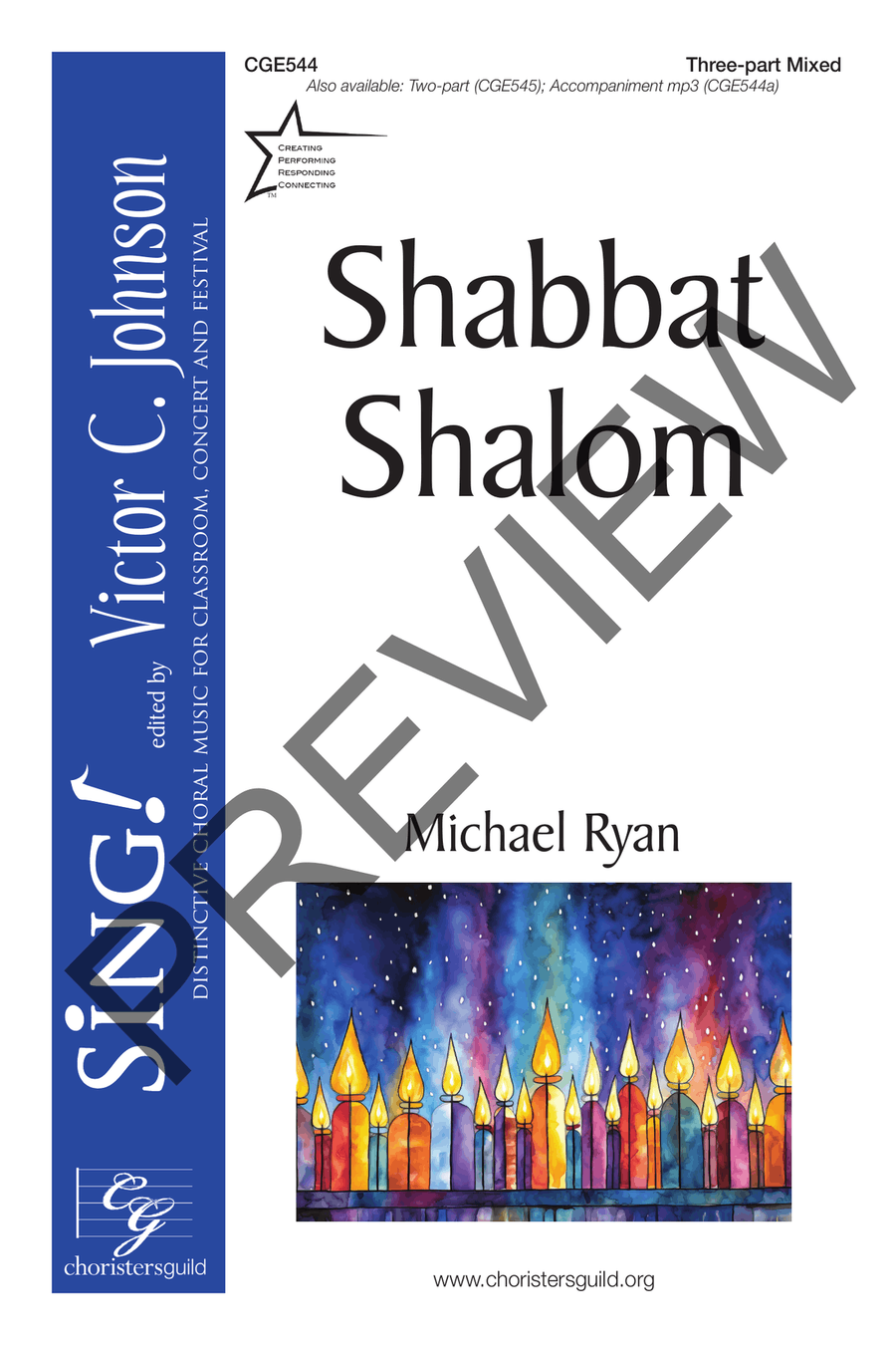 Shabbat Shalom (Three-part Mixed) 3-Part scores gallery preview page 2
