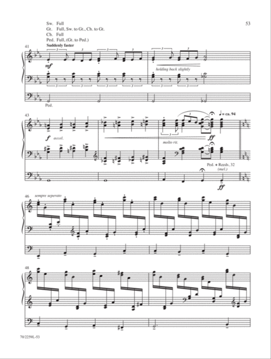 Exaltation Organ Solo scores gallery preview page 14