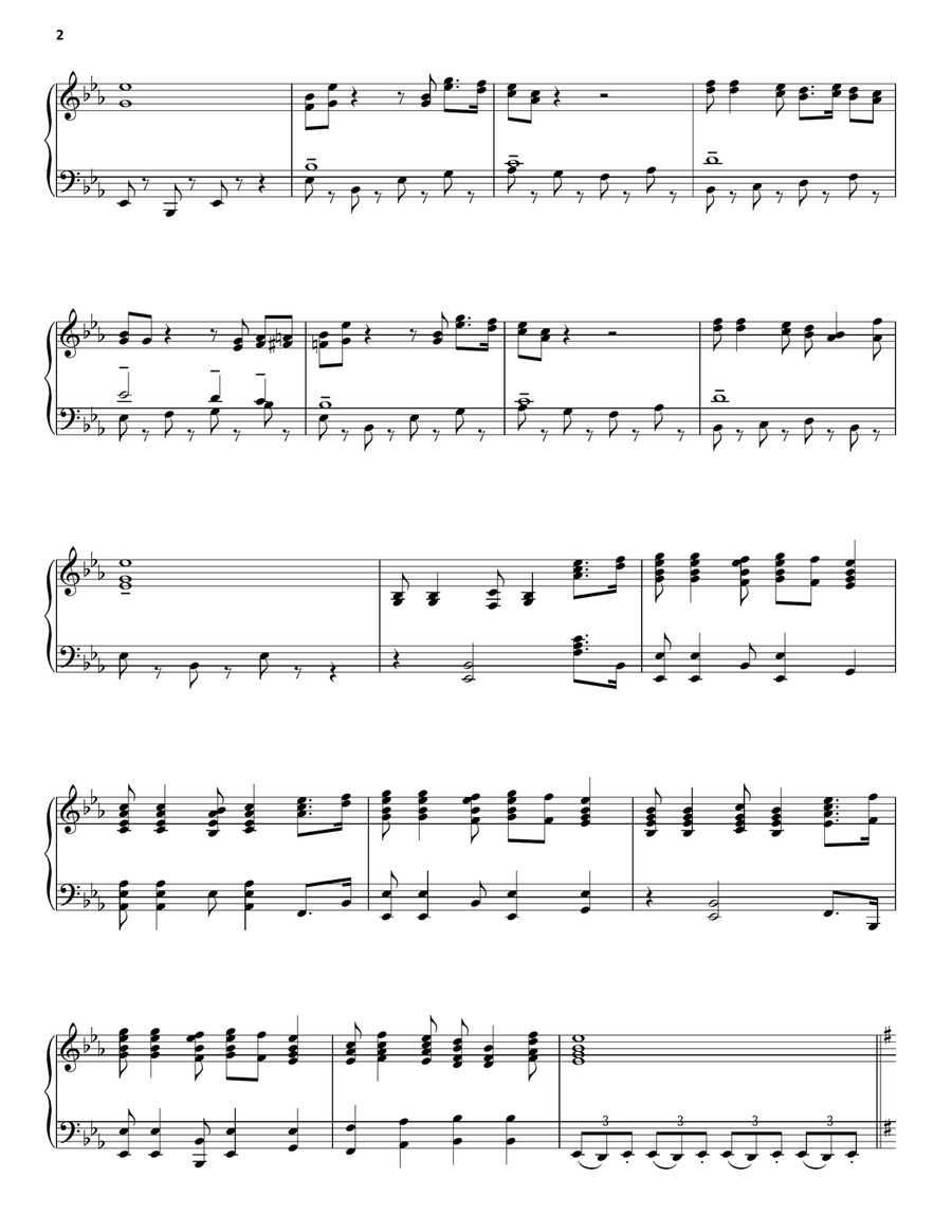 The Great Escape March The Great Escape March Piano Solo scores gallery preview page 2
