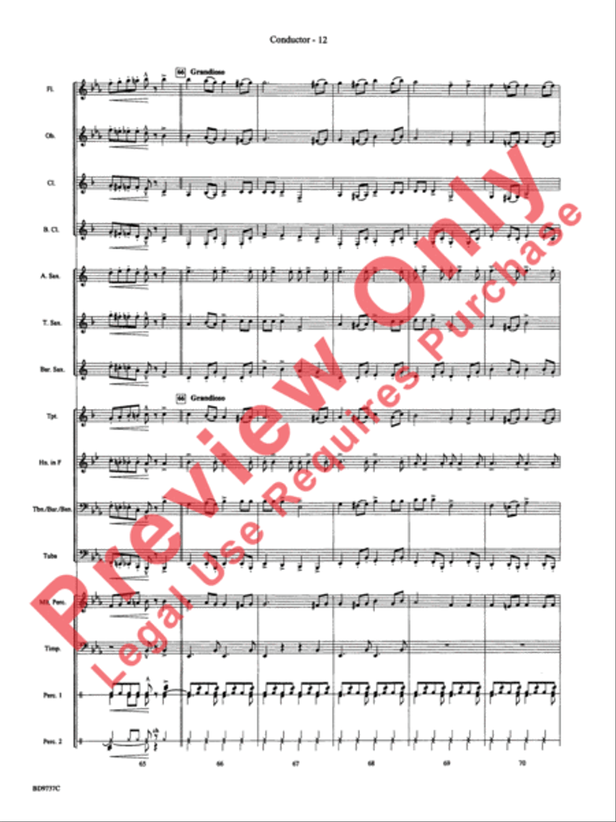 Sousa - The March King Sousa - The March King Concert Band scores gallery preview page 14