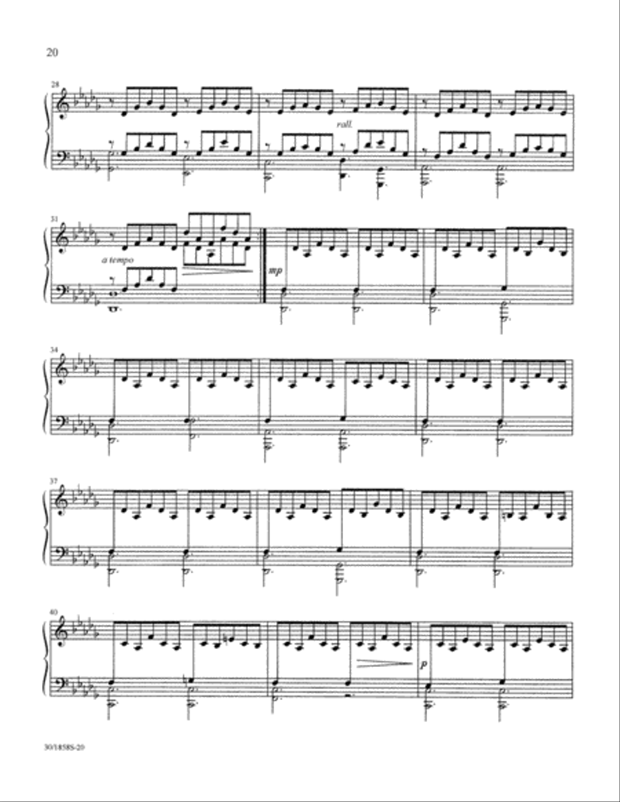 Glad Tidings of Great Joy - Harp Part Choir scores gallery preview page 22