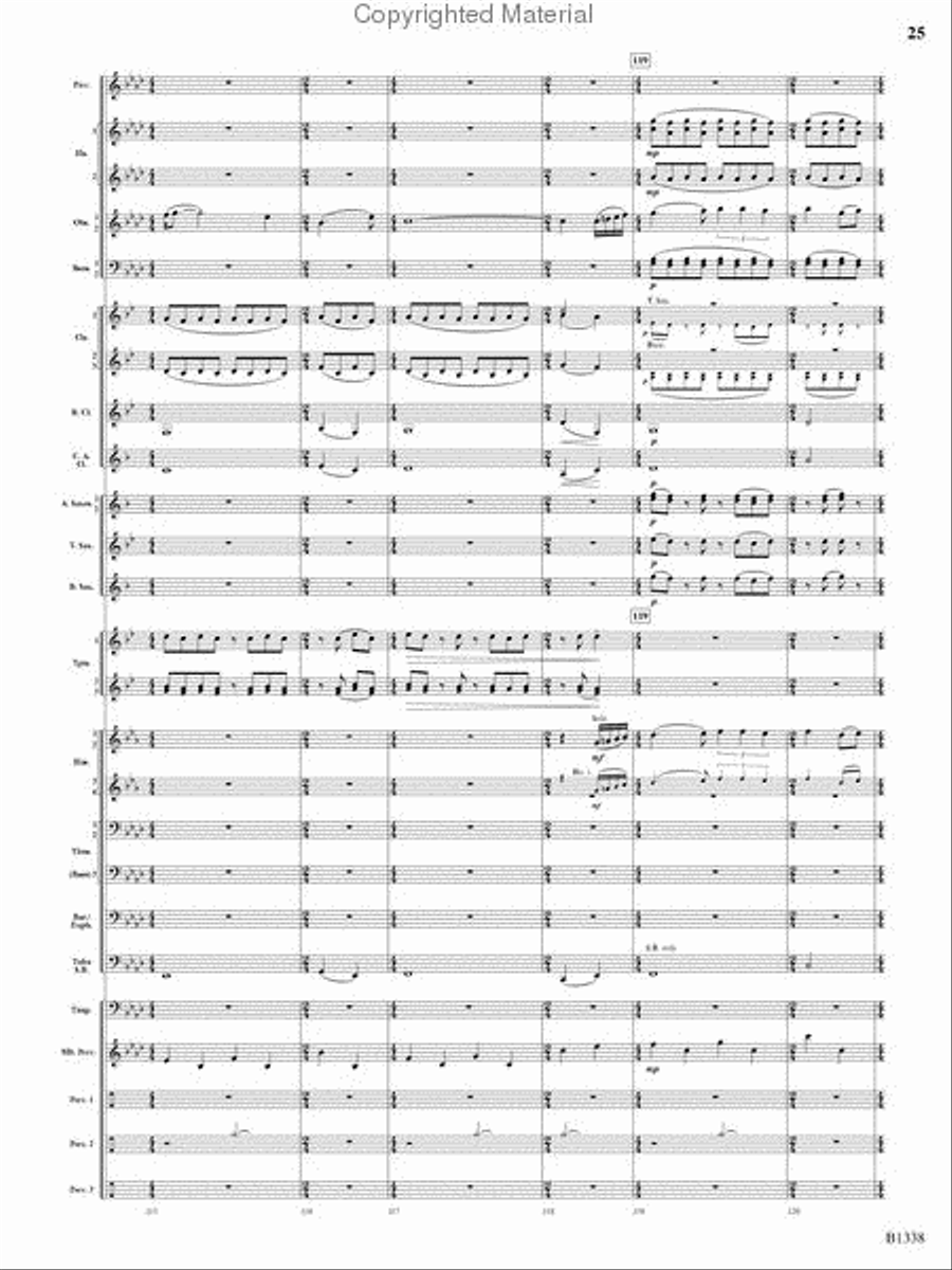 Rock Springs Saga Rock Springs Saga Concert Band scores gallery preview page 23