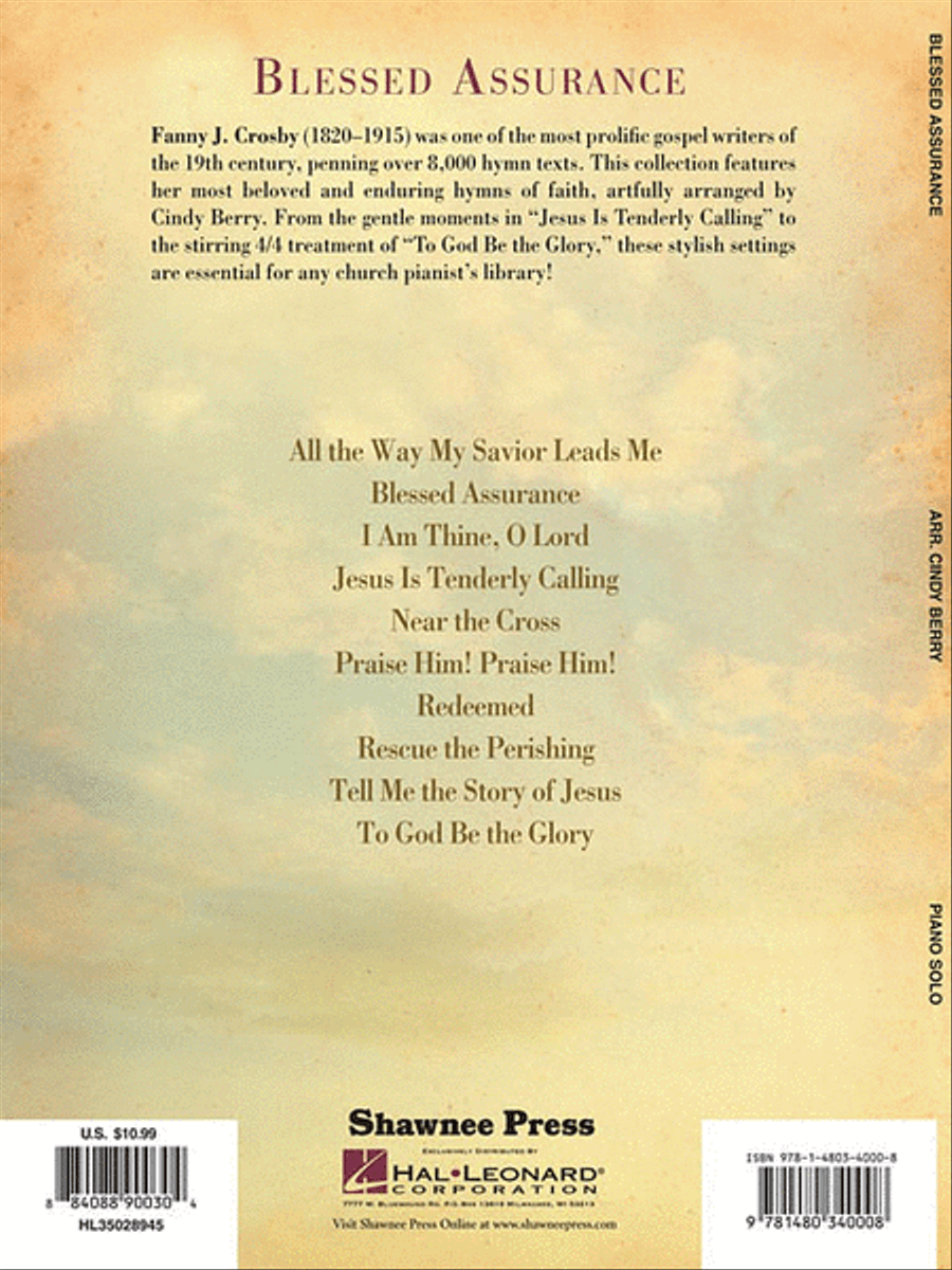 Blessed Assurance Piano Solo scores gallery preview page 2