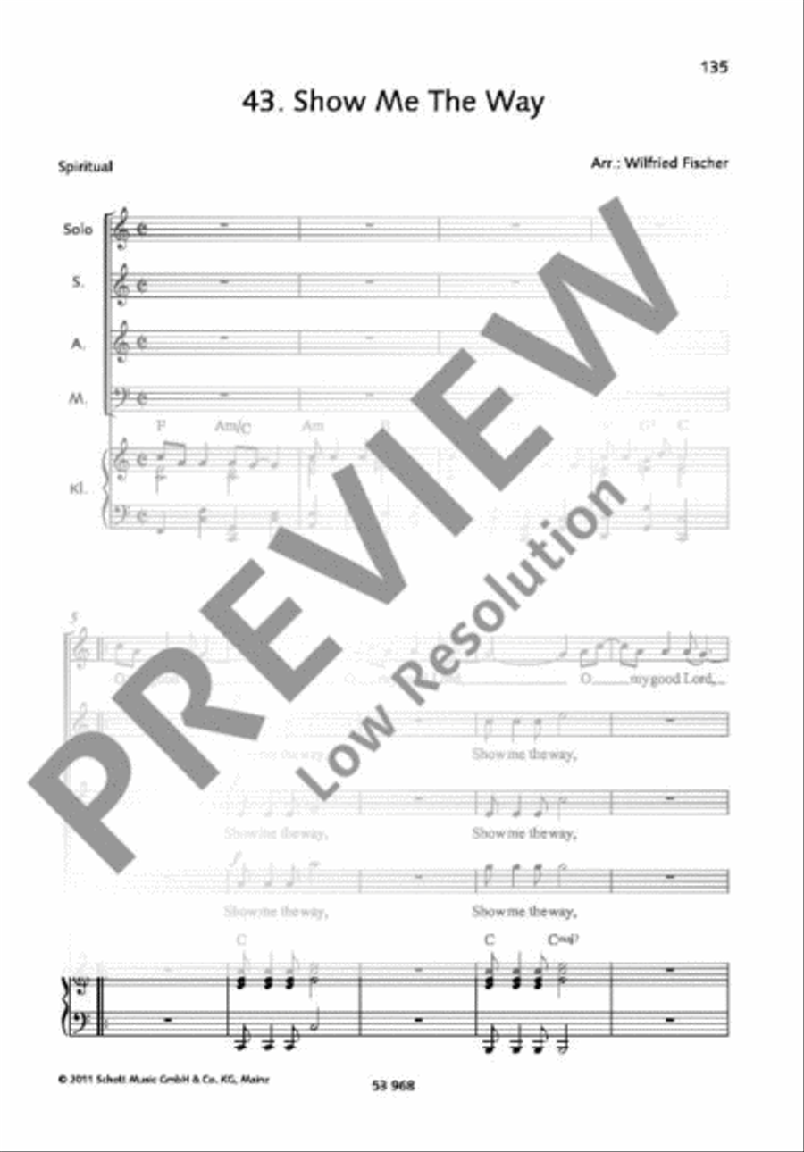 Show Me The Way 3-Part scores gallery preview page 2