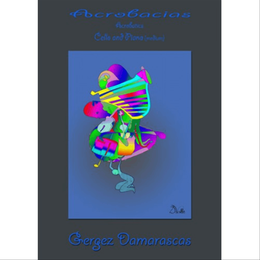 Acrobacias / Acrobatics for cello Clarinet Solo scores gallery preview page 1