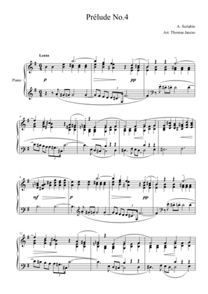 Scriabin Prelude Op.11 No.4