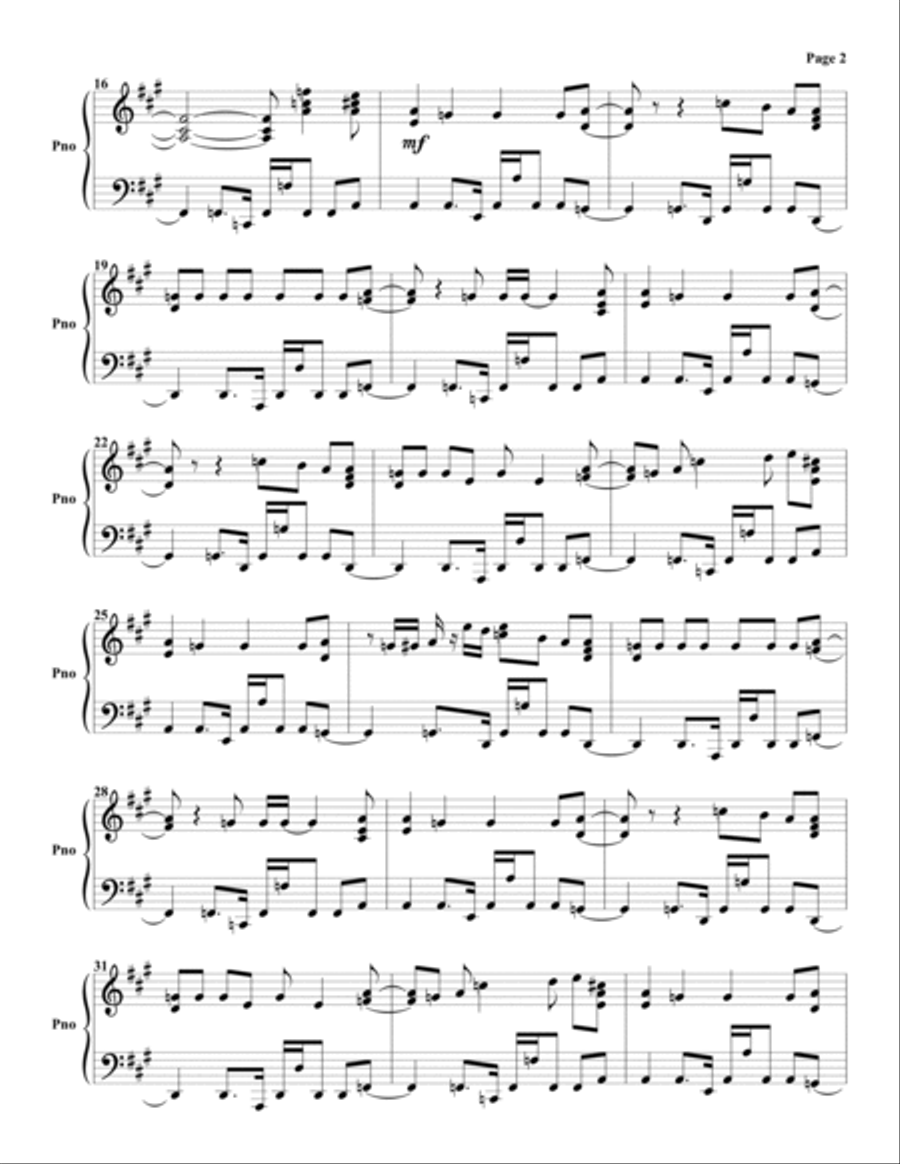 We Are Family Piano Solo scores gallery preview page 2