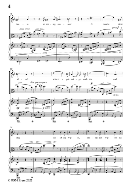 Brahms-Geistliches Wiegenlied,from 2 Gesange,Op.91 No.2,in F Major,for Voice&Piano