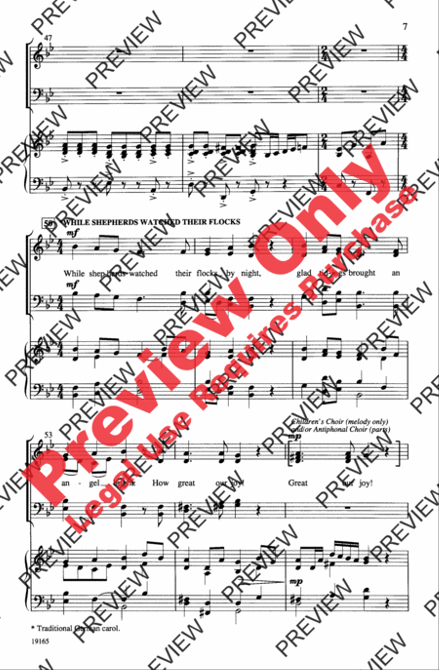The Newborn King The Newborn King 4-Part scores gallery preview page 7