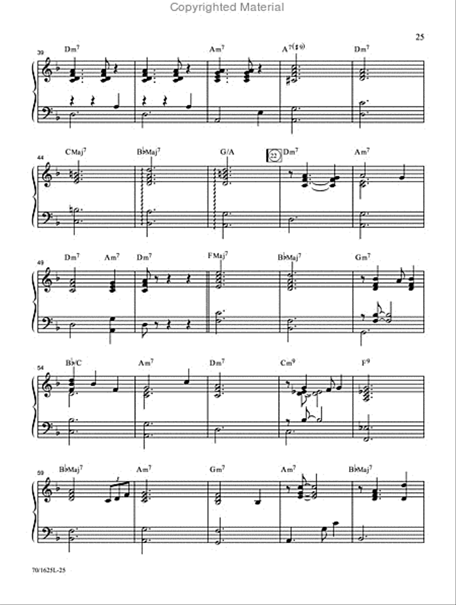 Sunday Evening Jazz - Piano Book Jazz Ensemble scores gallery preview page 8