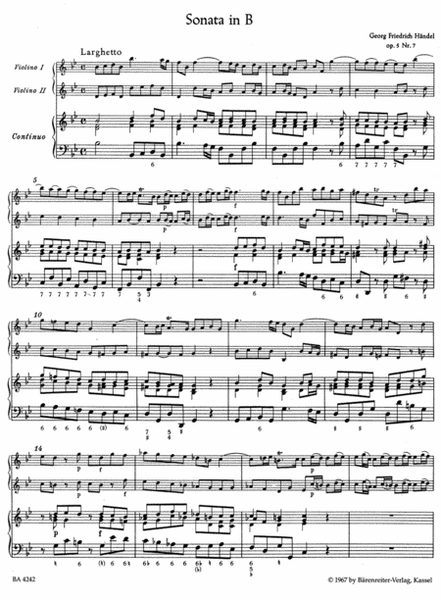 2 Triosonaten aus, op.5