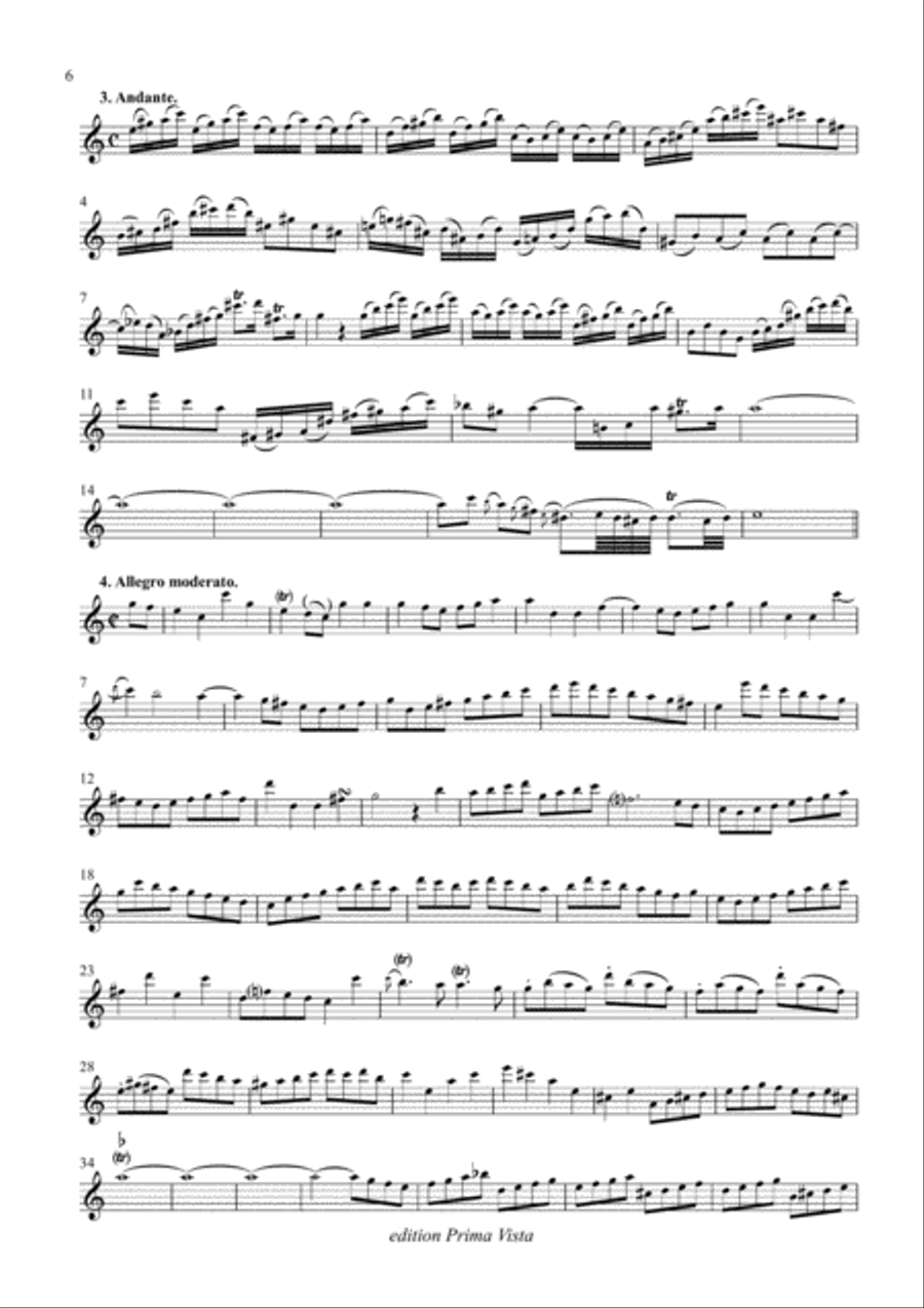 J. S. Bach, 3 Sonatas for Recorder & Harpsichord after BWV 1027-1029, Recorder Part Chamber Music scores gallery preview page 6