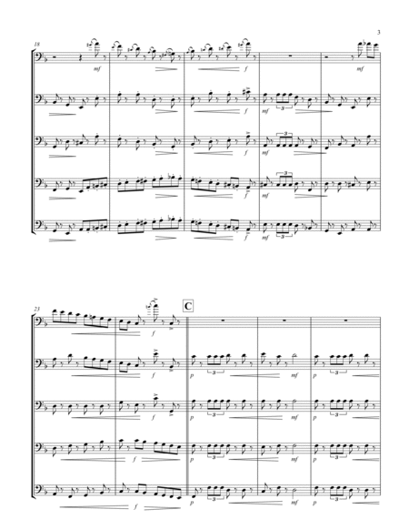 March (from "The Nutcracker Suite") (F) (Violoncello Quintet)