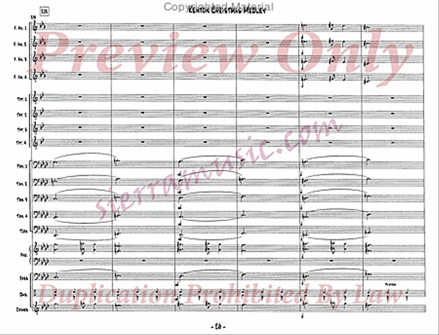 Christmas Medley Christmas Medley Jazz Ensemble scores gallery preview page 27