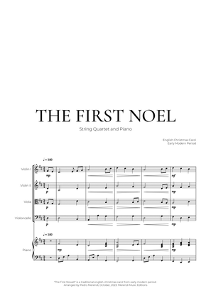 The First Noel (String Quartet and Piano) - Christmas Carol