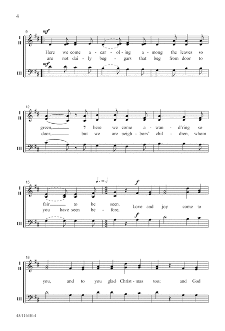 A-Caroling We Go! 3-Part scores gallery preview page 4