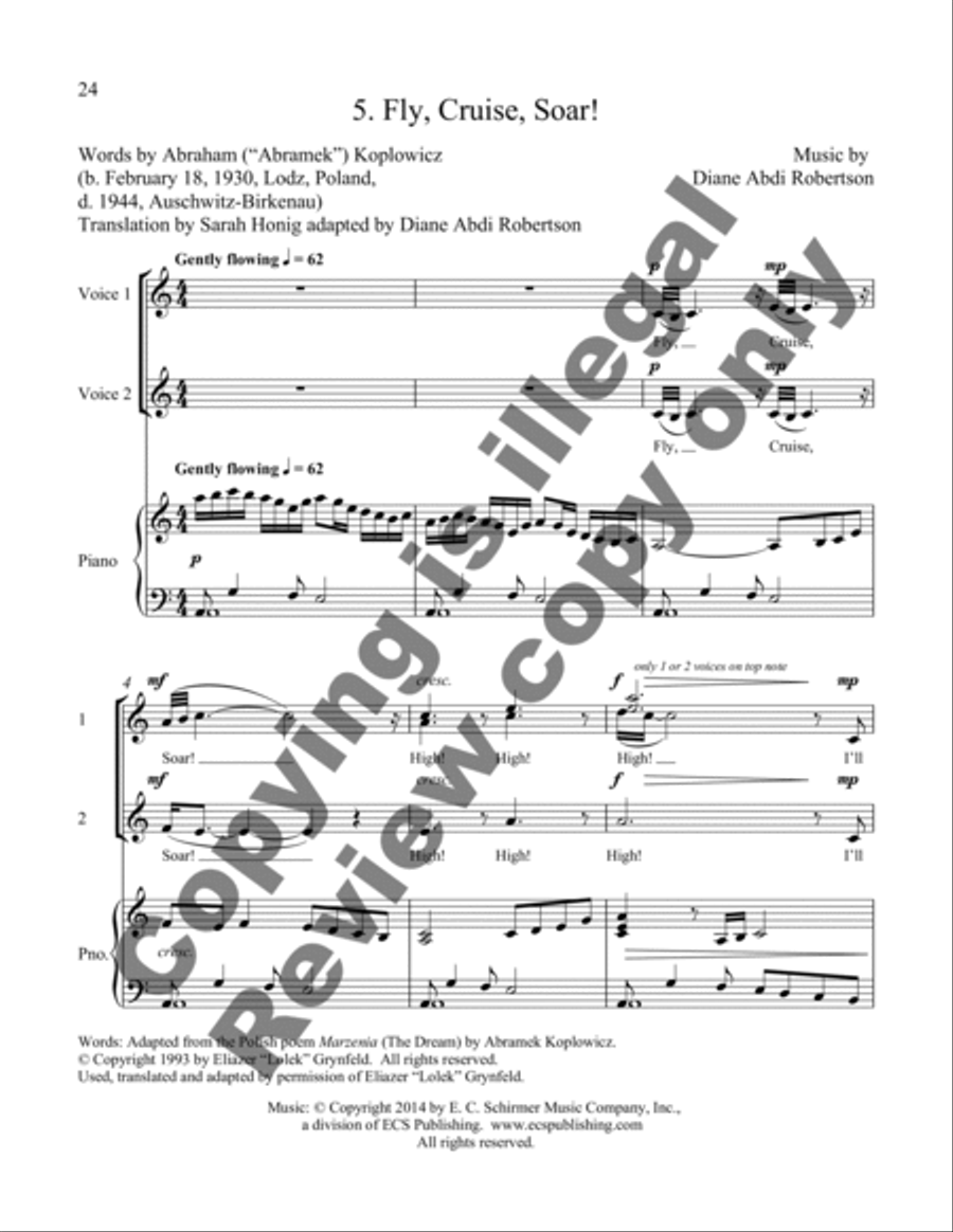 Dream Children's Choir scores gallery preview page 12