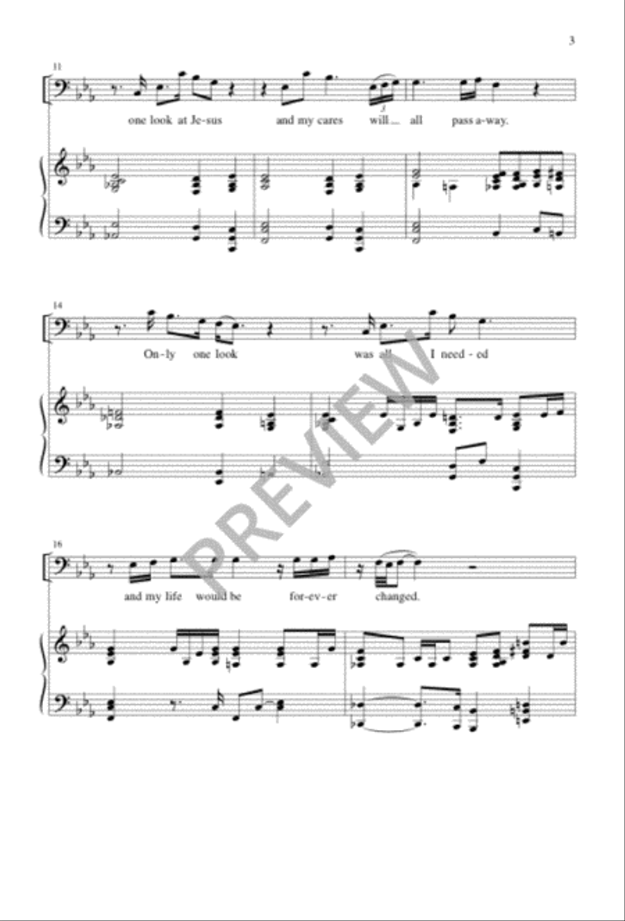And He Blessed My Soul 4-Part scores gallery preview page 3