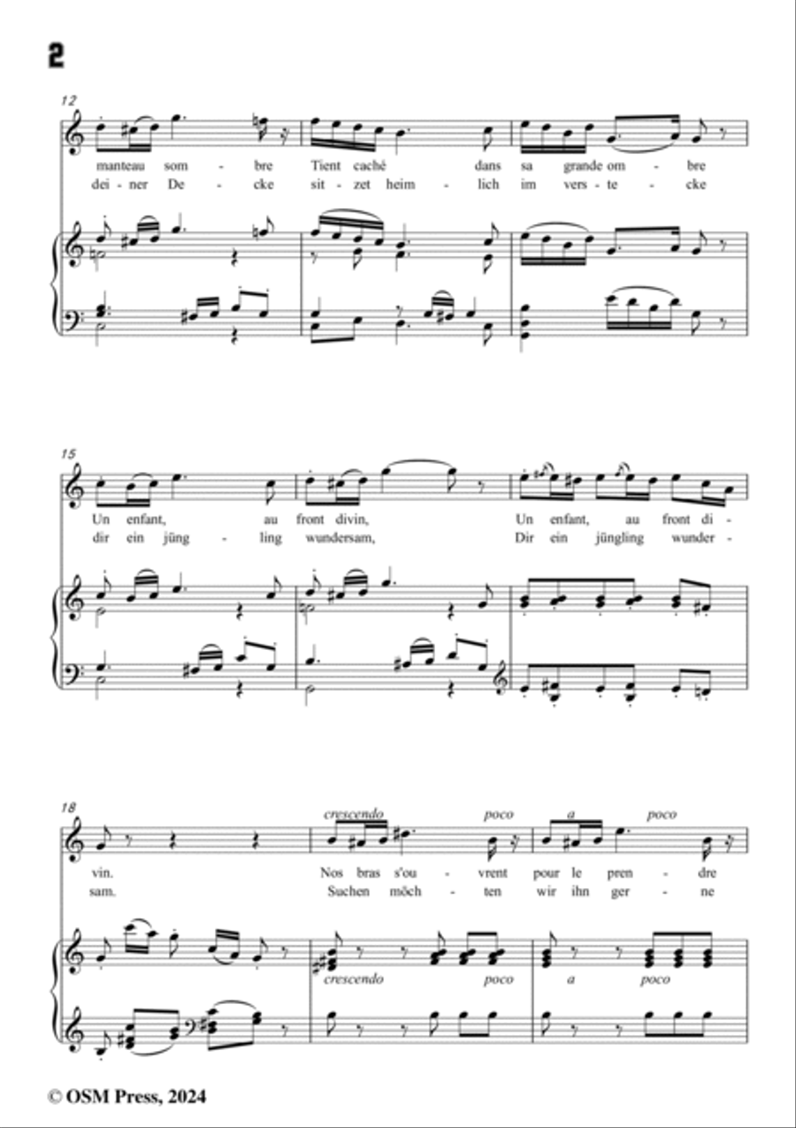 Meyerbeer-Frühling im Versteck(Printemps caché),in C Major Voice scores gallery preview page 4