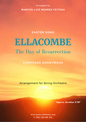 Book cover for ELLACOMBE (The Day of Resurrection) - String Orchestra