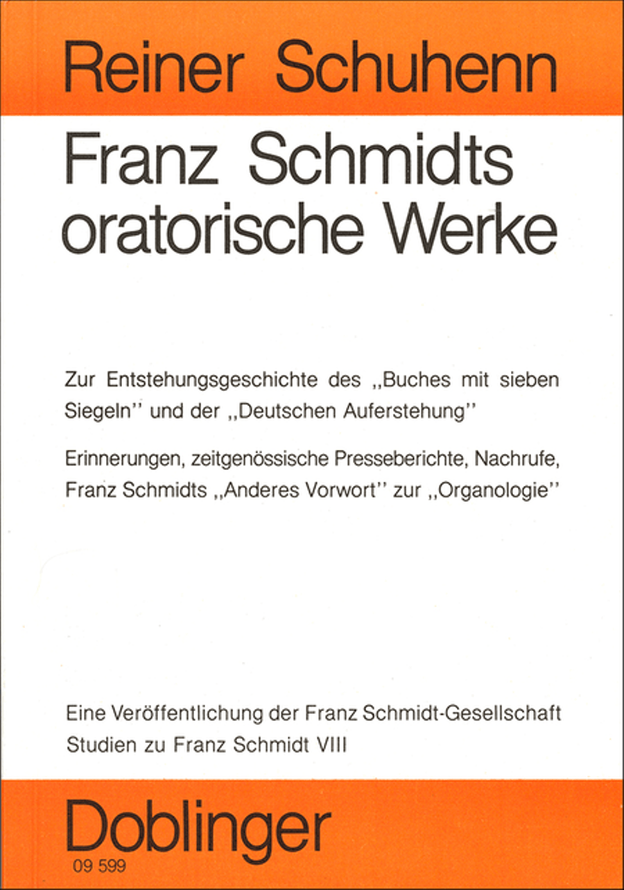 Franz Schmidts oratorische Werke Collection / Songbook scores gallery preview page 1
