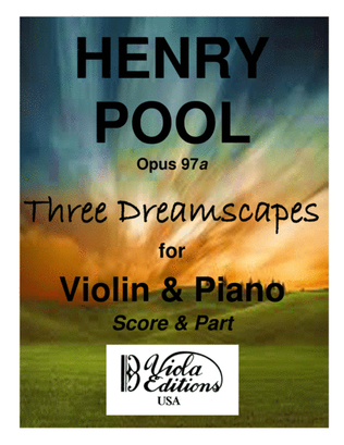 Three Dreamscapes for Violin & Piano