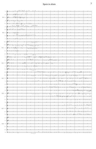 Spem in Alium (40 part motet) arranged for orchestra image number null