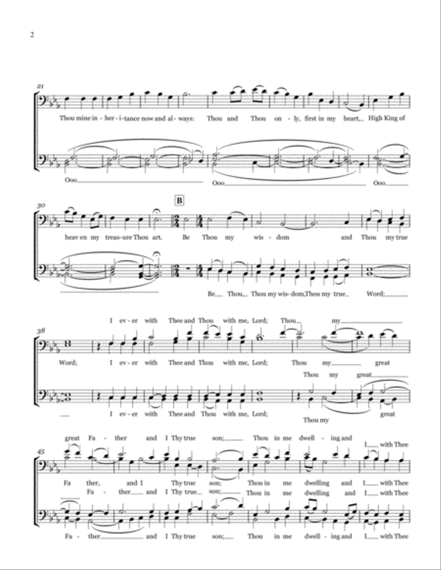 Be Thou My Vision Be Thou My Vision TTBB scores gallery preview page 2