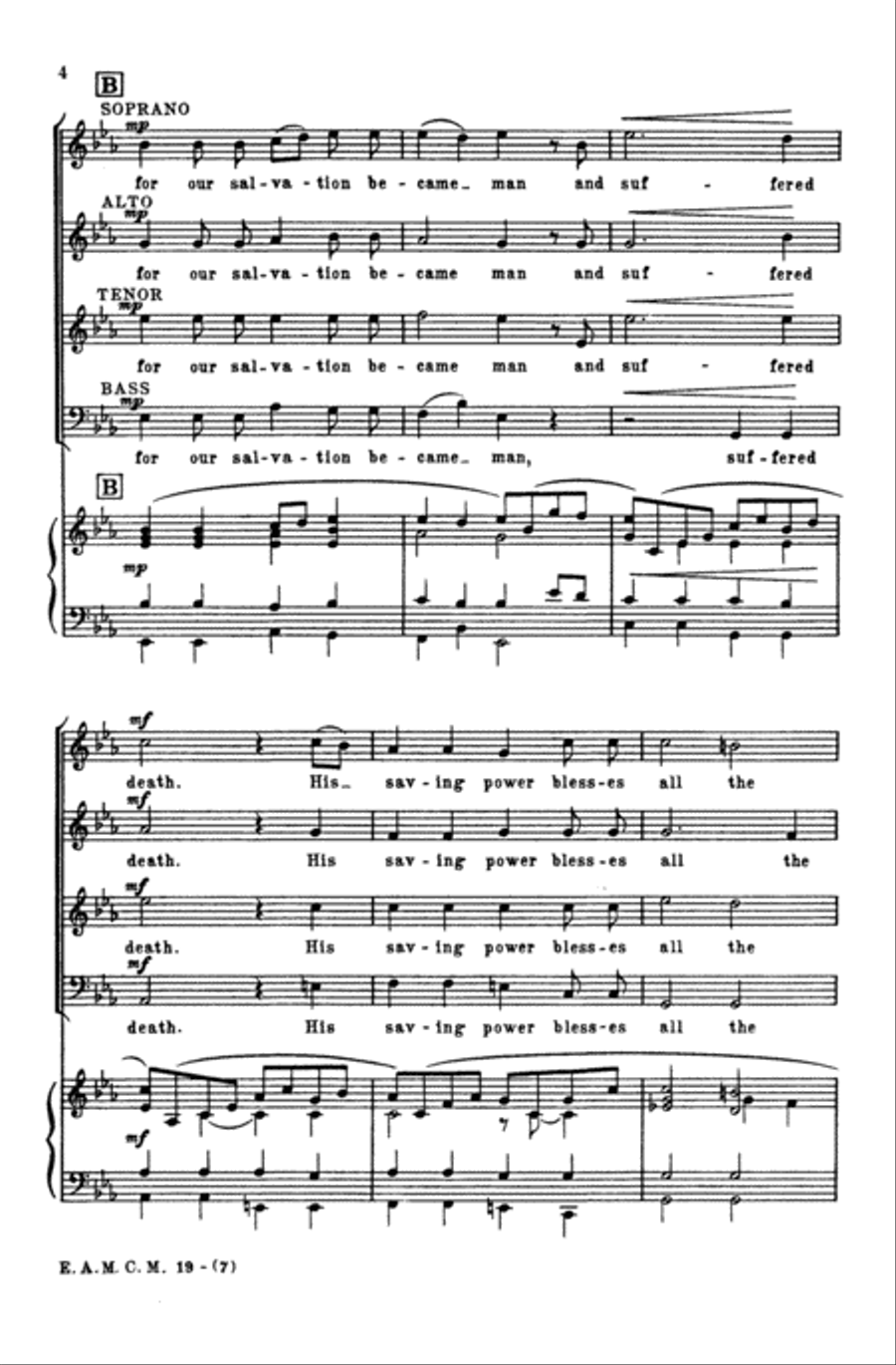 Hearken! Stay Close to Jesus Christ 4-Part scores gallery preview page 4