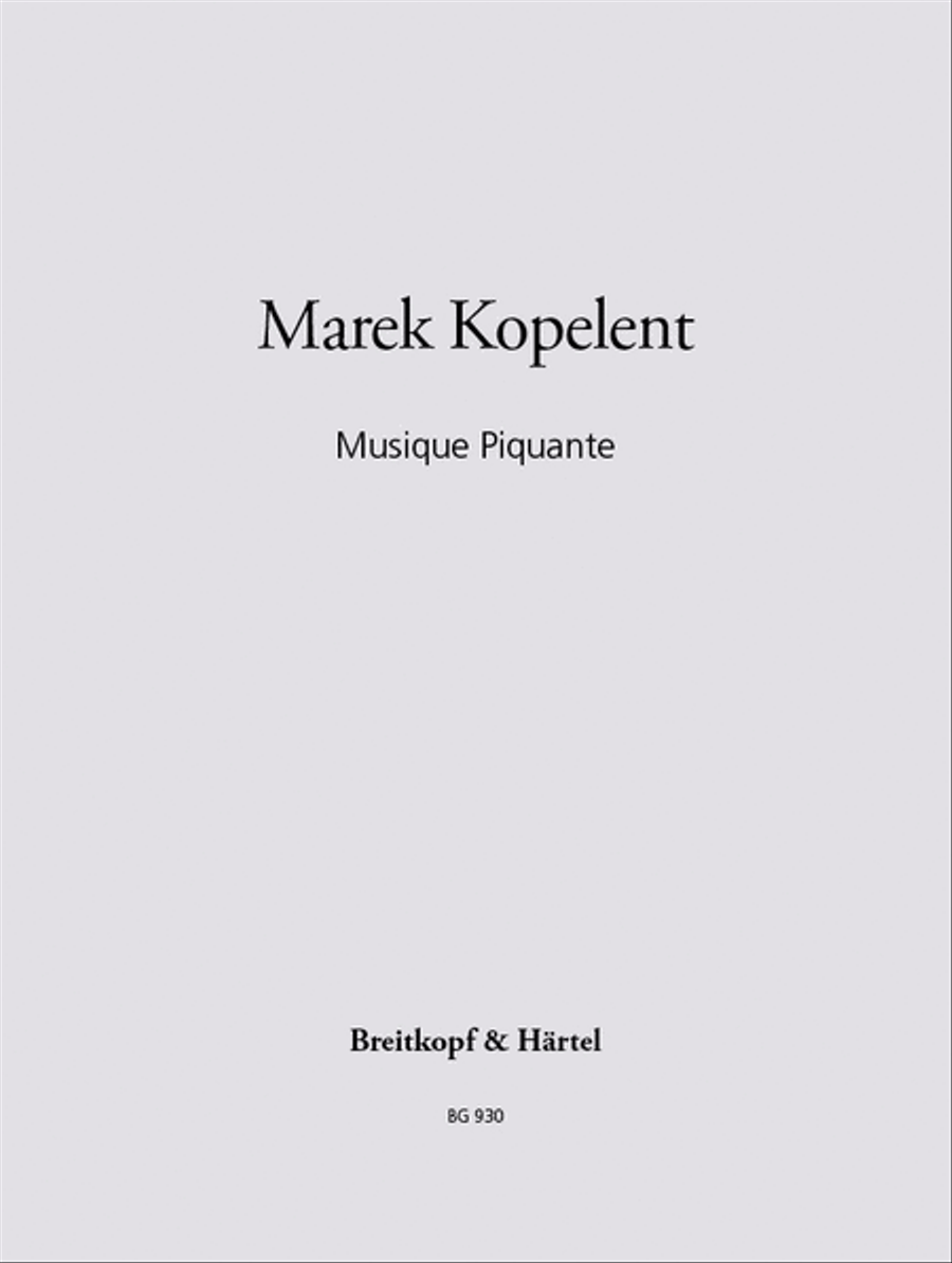 Musique piquante Percussion scores gallery preview page 1