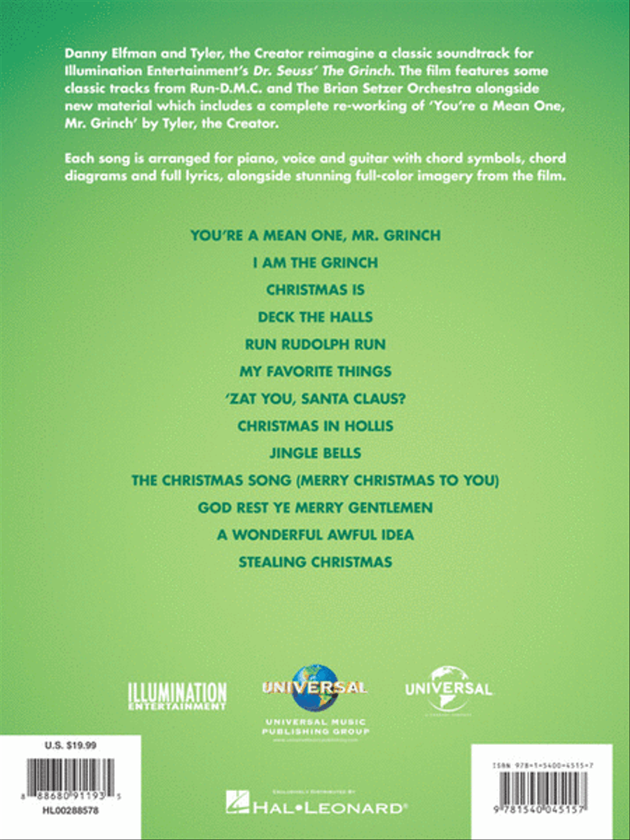 Dr. Seuss' The Grinch Piano, Vocal, Guitar scores gallery preview page 7
