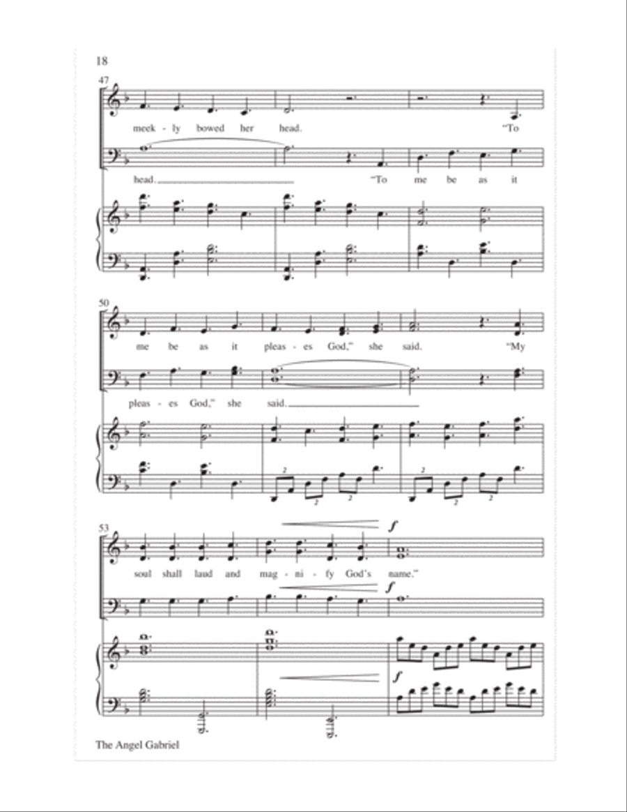 Sing with the Angels!- Score 4-Part scores gallery preview page 21