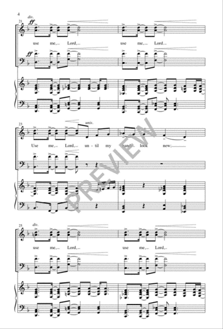 Lord, Send Your Spirit 4-Part scores gallery preview page 5