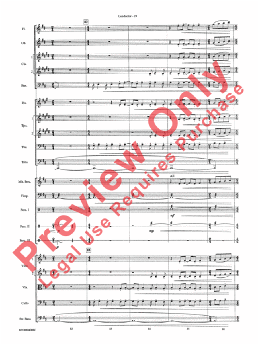 Bellingrath Gardens Full Orchestra scores gallery preview page 22