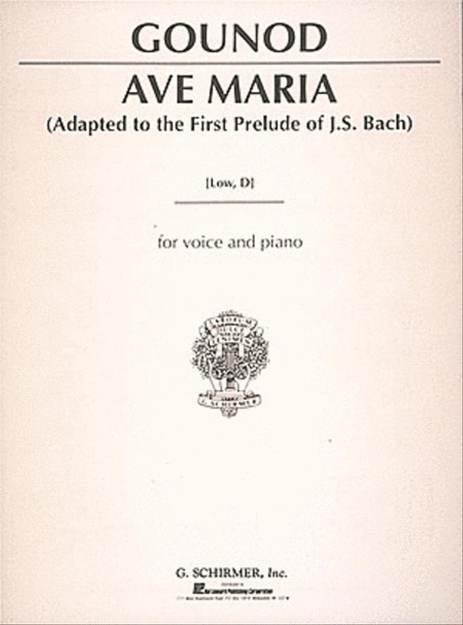 Ave Maria Voice scores gallery preview page 1