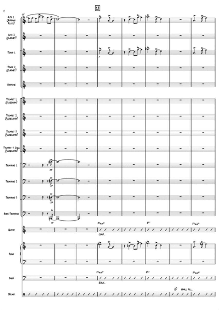 Free Time Jazz Ensemble scores gallery preview page 2