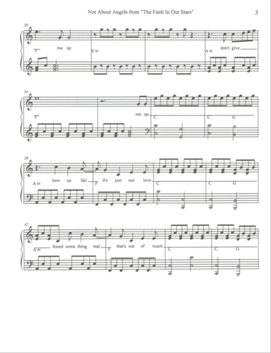 Not About Angels Small Ensemble scores gallery preview page 3