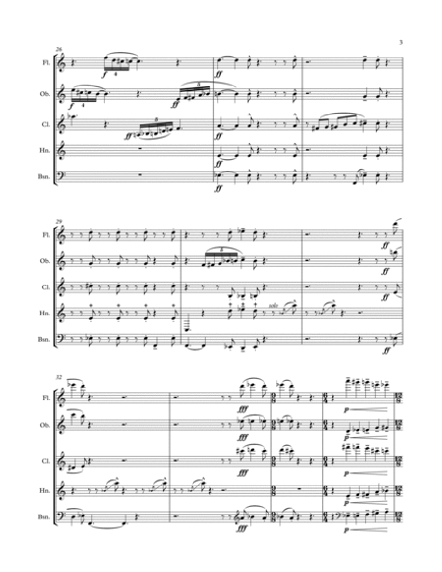 Times Square Shuffle for woodwind quintet image number null